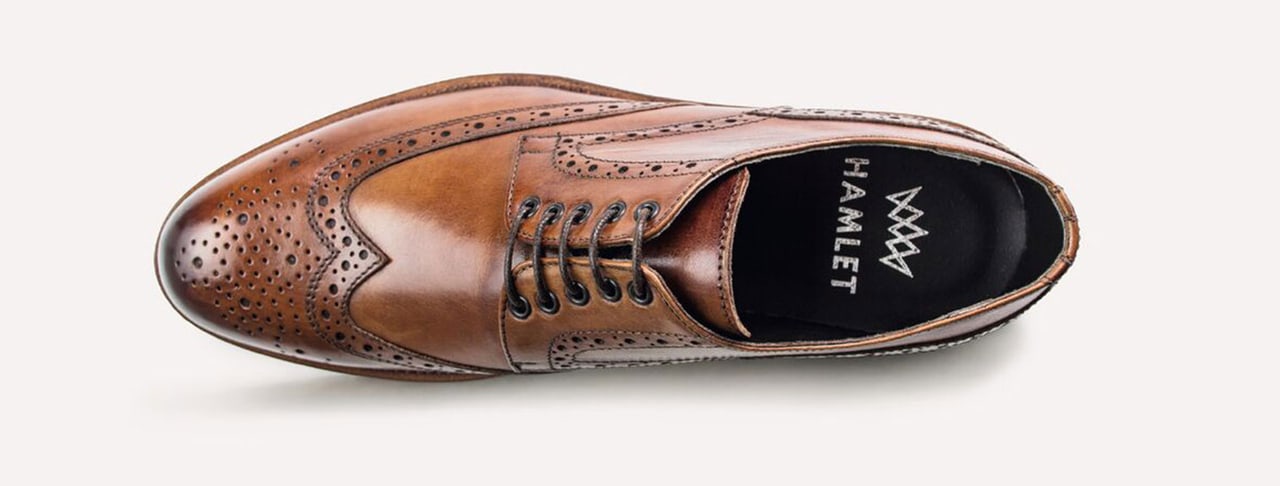 Brauner Budapester-Schuh von Hamlet