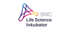 SNIC Life Science Inkubator Logo mit farbigem, abstraktem Symbol.