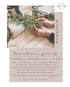Flyer für einen Winterkranz-Workshop am 14. November bei HanaNe mit Händen, die Tannenzweige auf Holz binden.