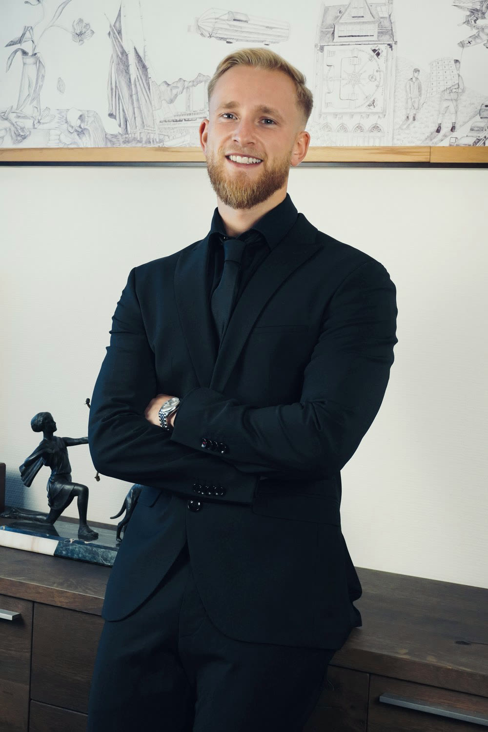 Michael Zikeli, Leitung und Beratung, im Büro in Aidenbach