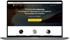 Website für Autolackierung auf einem Laptop, mit Text "Professionelle Lackierung: Wir bringen Ihr Fahrzeug zum Strahlen!".