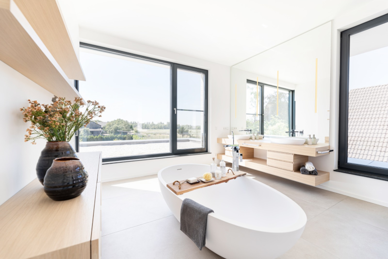 Freistehende Wanne