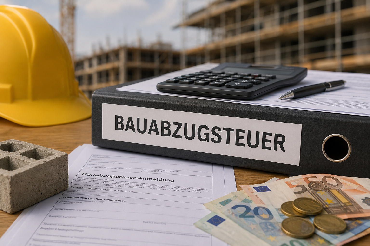 Bauabzugssteuer im Handwerk