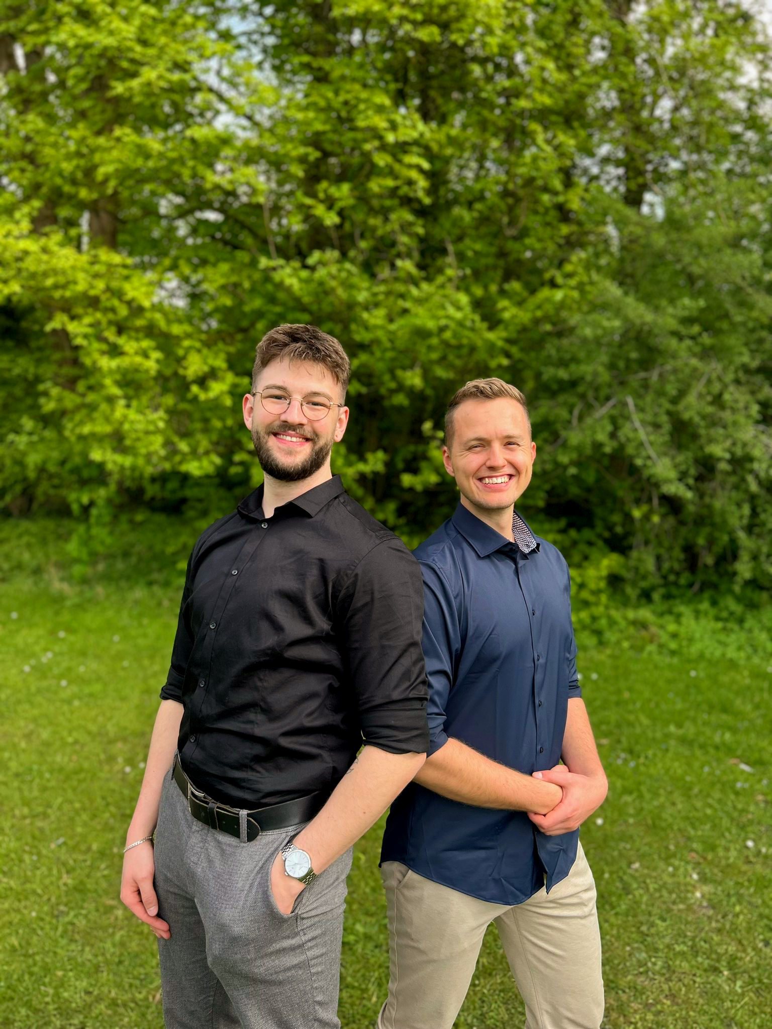 Florian Schulten und Luis Zillich, Gründer von Up First