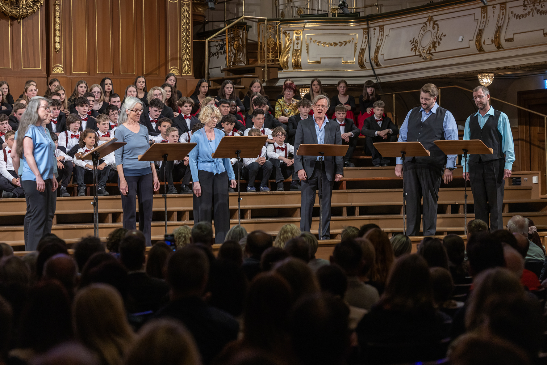 Vokalensemble Ad Fontes at the opening concert in the Stefaniensaal, Voices of Spirit 2025, Graz