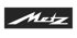 Weißes Metz-Logo in stilisierter Schrift auf schwarzem Rechteck.