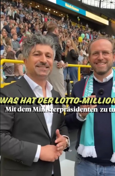 Standbild aus dem Instagram-Beitrag im Signal Iduna Park