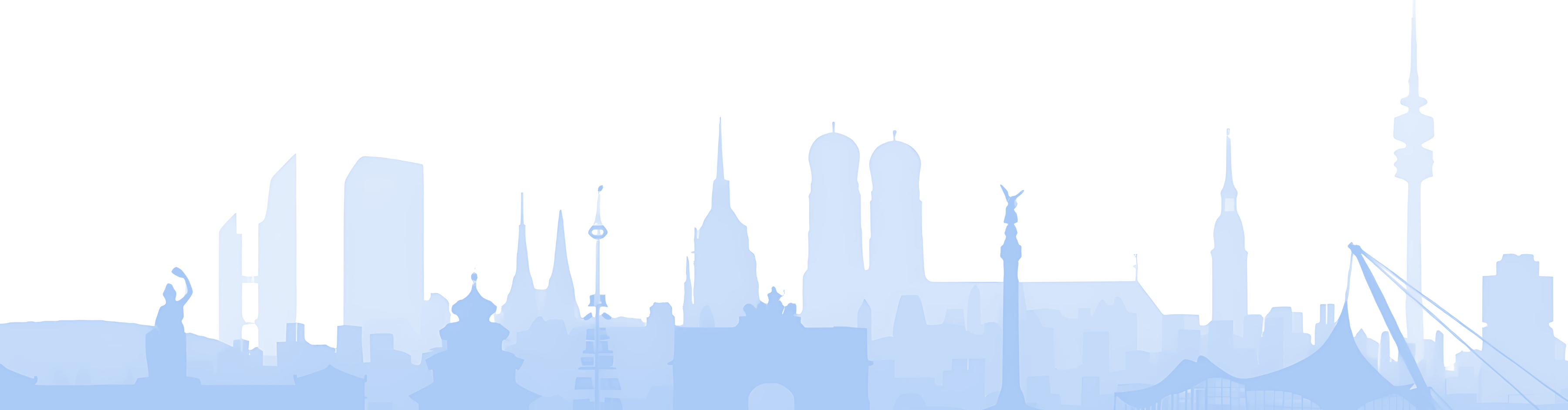 München Skyline Silhouette