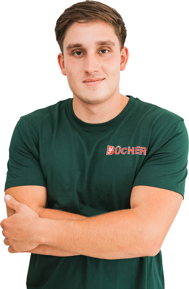 Toni Eich, Technische Organisation bei Bücher Containerdienst