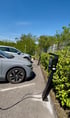 Neu installierte Wallbox von RM Elektrotechnik