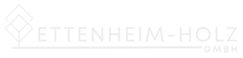 Logo von Ettenheim-Holz GmbH mit zwei weißen Quadraten, die einen Baum mit Wurzeln auf grünem Hintergrund bilden.