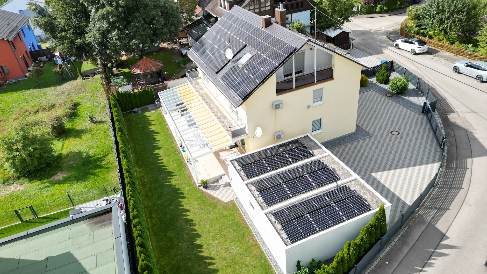 Solaranlage mit Speicher