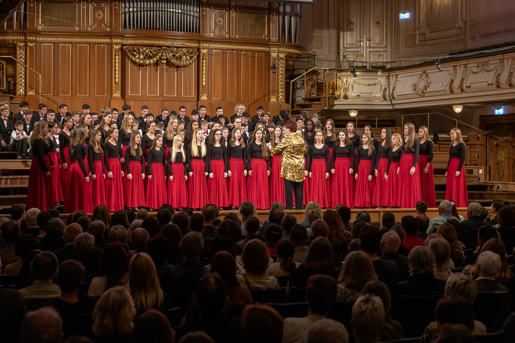 Mädchenchor Brixen at the opening concert in the Stefaniensaal, Voices of Spirit 2025, Graz