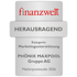 Finanzwelt Siegel Herausragend für Phönix Maxpool Gruppe AG in Marketingunterstützung, Maklerpoolstudie 2026.