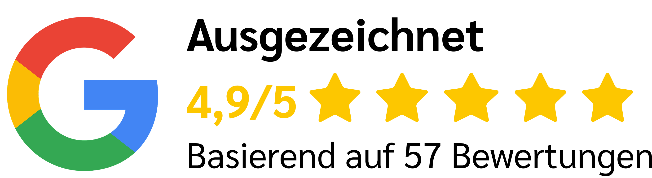 Google 5 Star Review Badge
