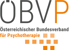 Logo des Österreichischen Bundesverbandes für Psychotherapie (ÖBVP) mit stilisierten orangefarbenen Quadraten.