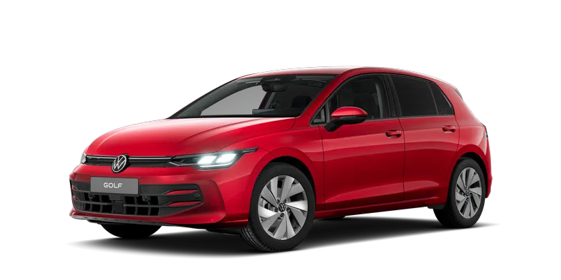 Roter VW Golf – Mietwagen von mobil24