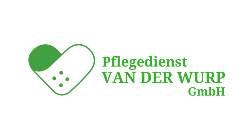 Logo mit hellblauem Stethoskop, das ein Haus umrahmt, und dem Text "AMBULANTER PFLEGEDIENST HOLZWARTH ...WEIL ES ZU HAUSE AM SCHÖNSTEN IST."