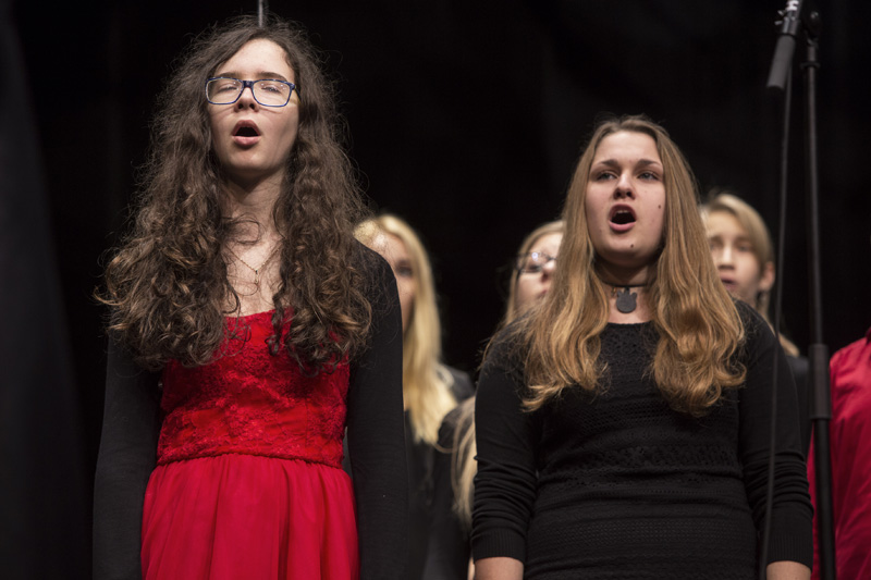 Children's choir of the Koper music school from Slovenia at the Pure Voices matinee, Voices of Spirit 2014, Graz