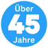 Button 45 Jahre Erfahrung