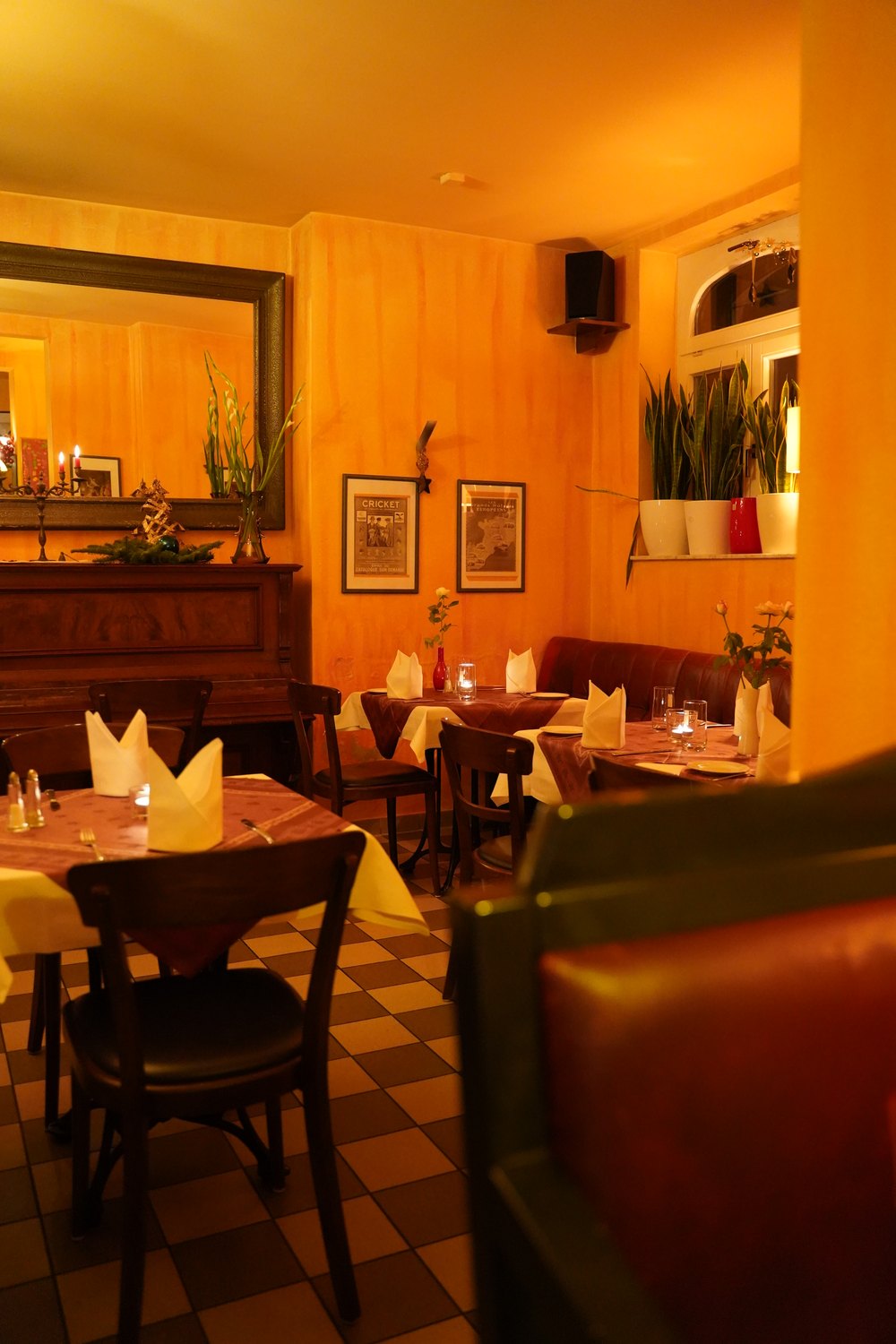 Französisches Interieur im Restaurant La Mirabelle