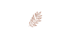 A single brown branch with multiple leaves on a dark green background.