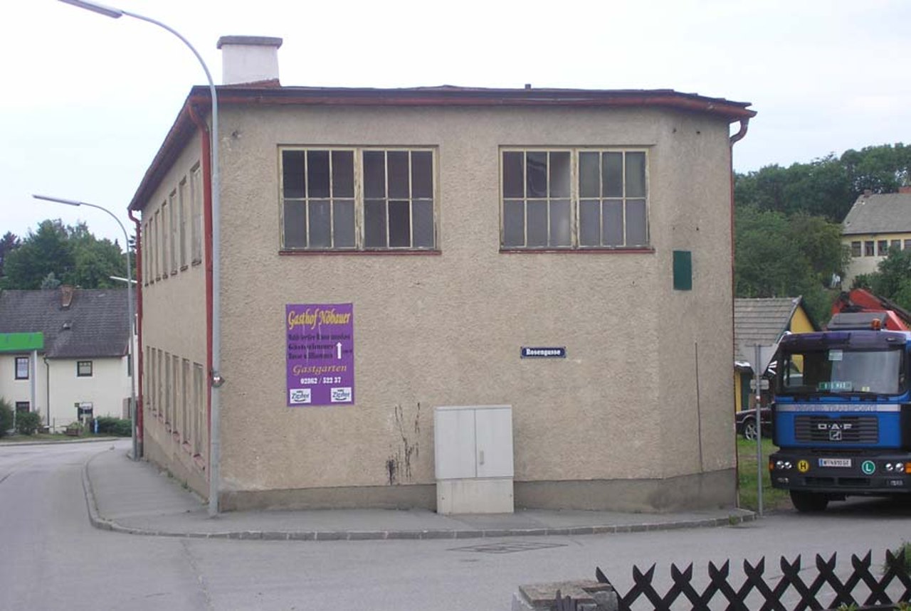 Außenansicht Lager- & Produktionshalle Schremserstraße 21