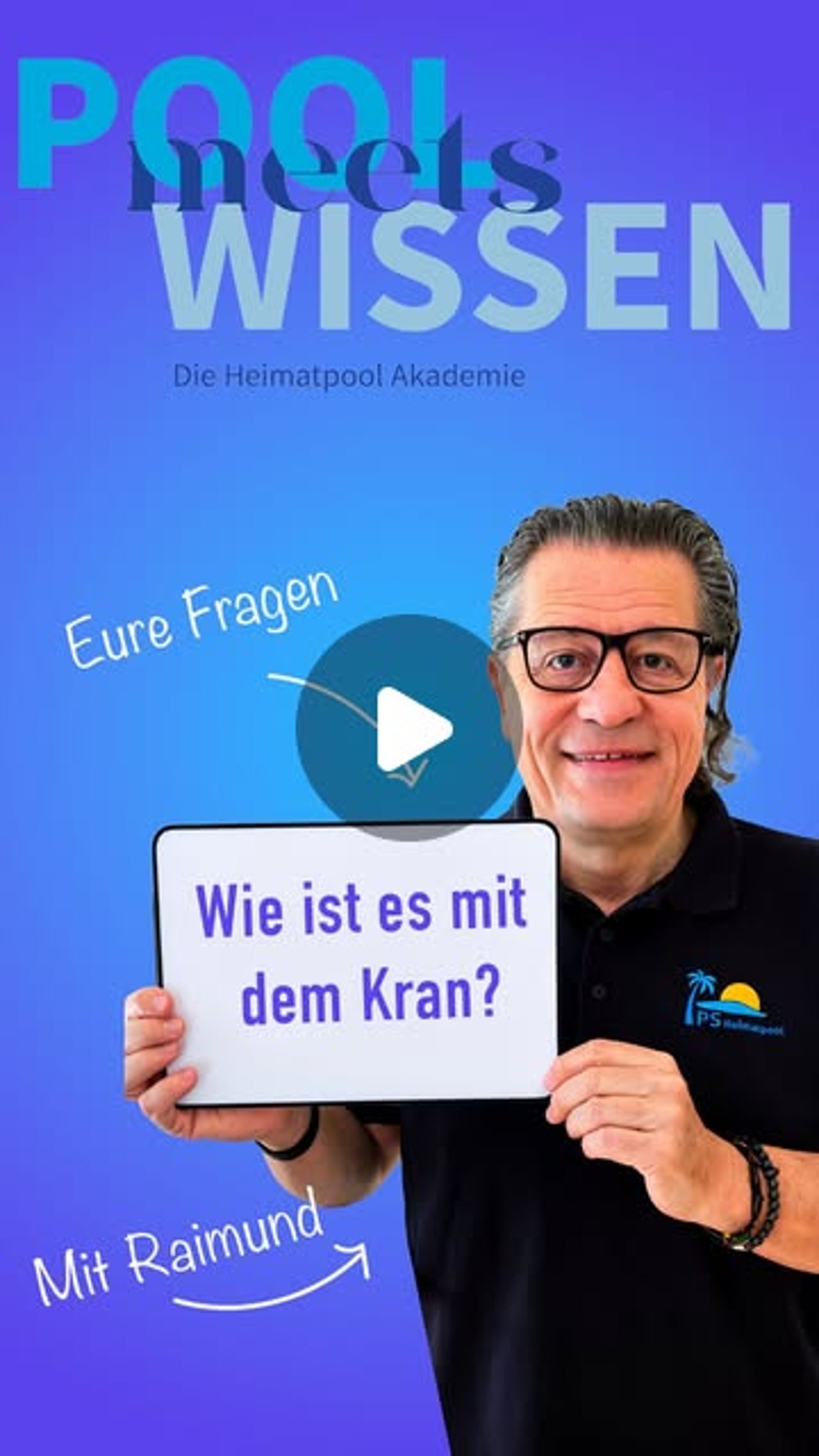 Braucht jeder Pool einen Kran?