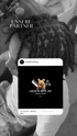 Videoproduktion TN Production - Schwarz-Weiß-Bild eines Kopfes mit geflochtenem Haar und einem Instagram-Post mit dem Text LOCED IN WITH JAY