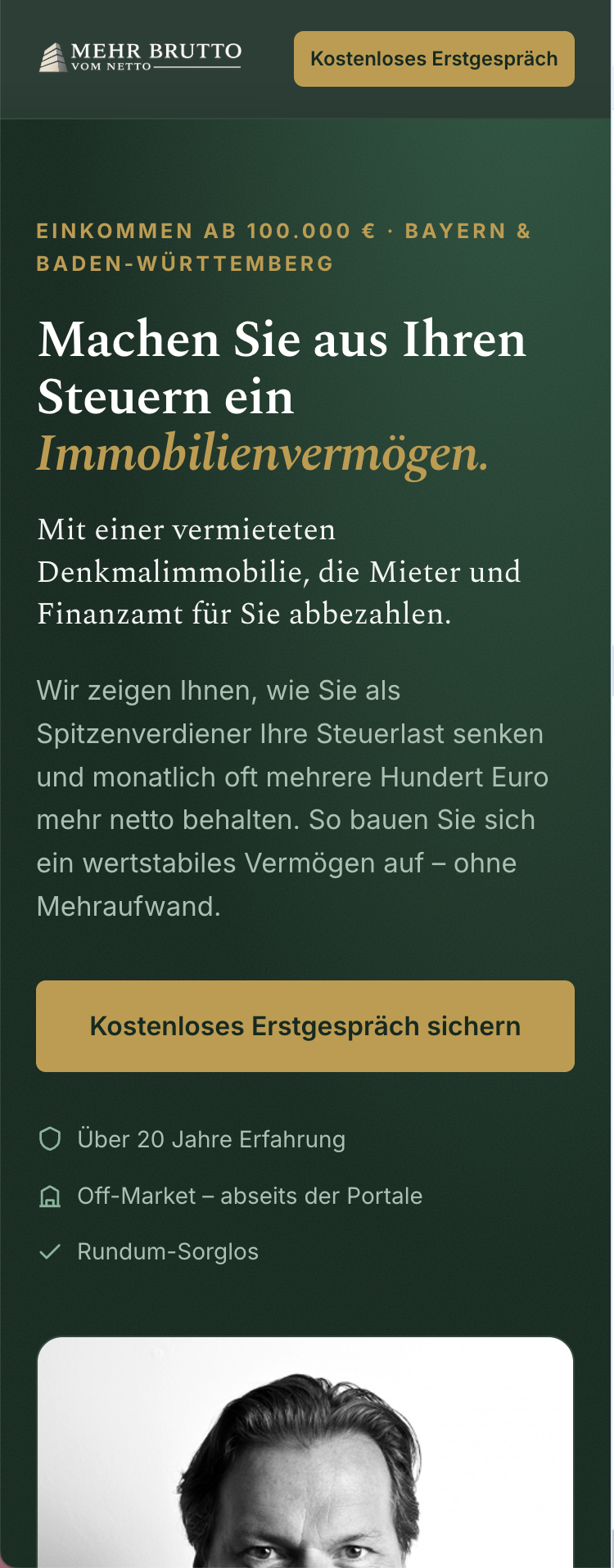 Landingpage Mobil