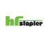 Grünes Logo: „hf“ in Großbuchstaben mit einer Linie, gefolgt von „stapler“ in Kleinbuchstaben.
