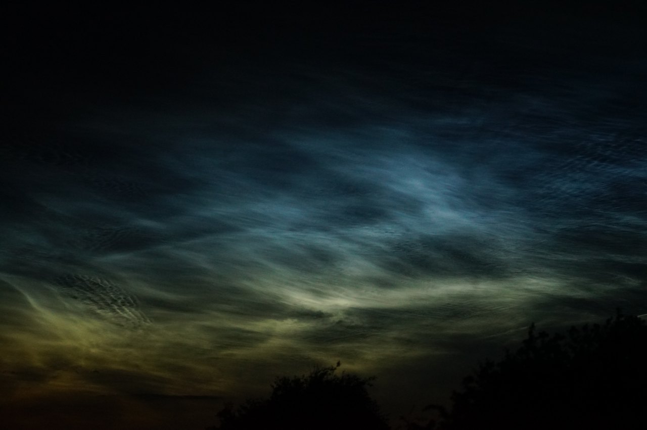Ruhiges Licht über einer Landschaft