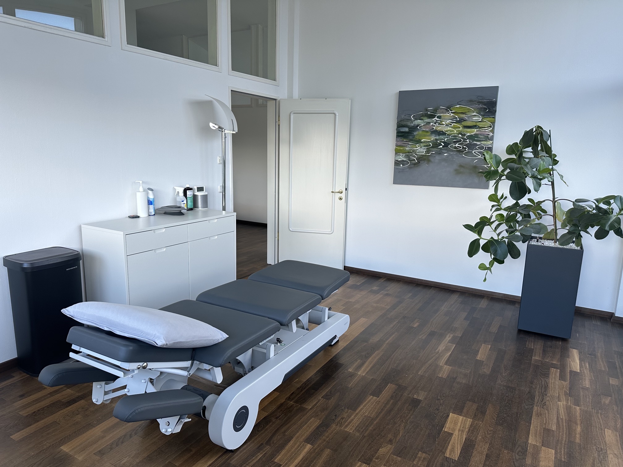 Neuer Behandlungsraum im Obergeschoss