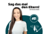 Podcast Cover "Sag das mal den Eltern" mit Porträtfoto von Denise Nobis