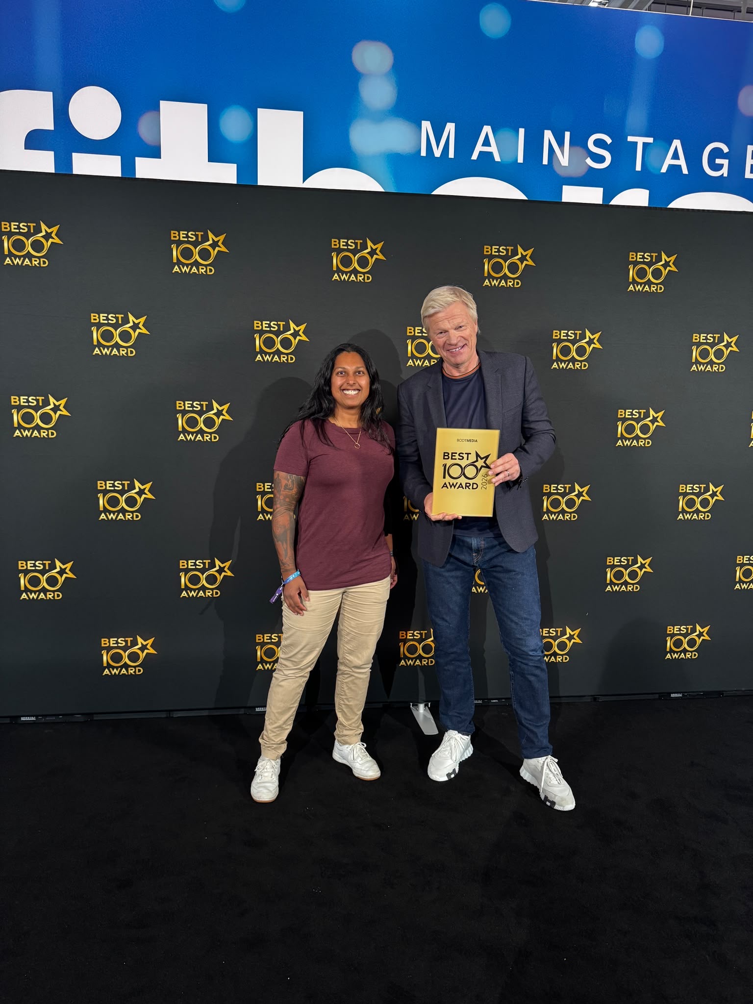Best 100 Physio 2026 — überreicht von Oliver Kahn