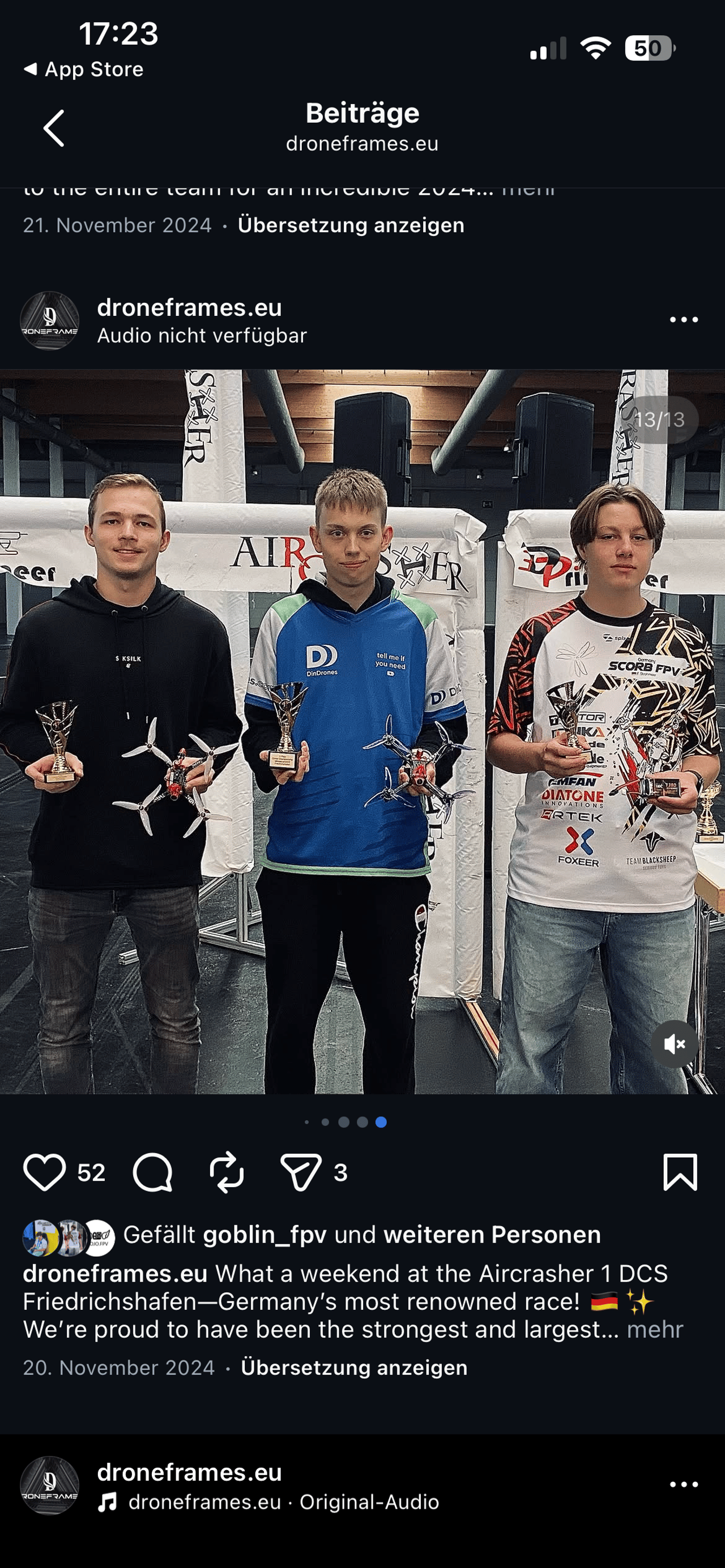 Aircrasher 1 DCS Friedrichshafen · Top 3 Podium
