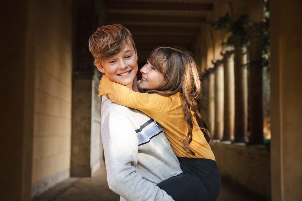 Ungestellter Moment aus einem Familienshooting