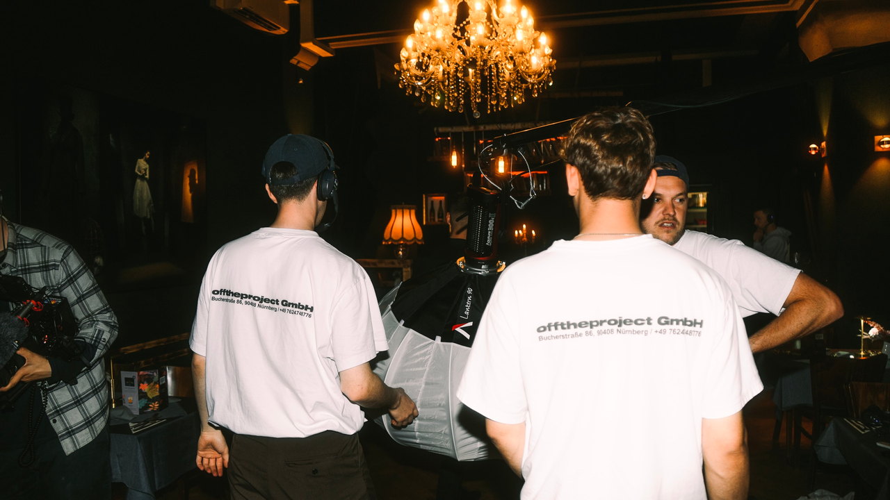 Videodreh im Restaurant