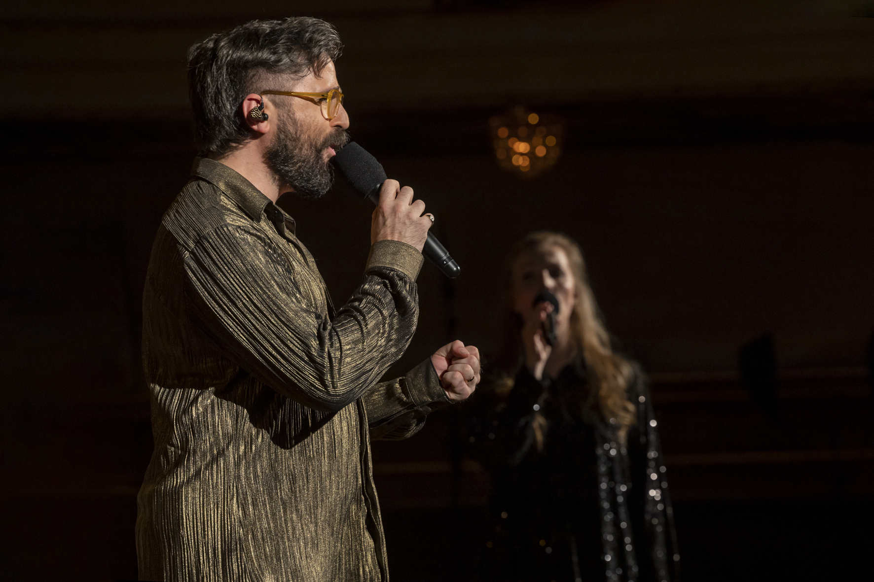 The Swingles, solo moment at the gala concert, Voices of Spirit 2023, Graz