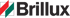 Brillux-Logo mit rotem und grünem Streifen auf weißem Quadrat.