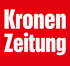 Logo der Kronen Zeitung mit weißem Schriftzug auf rotem Hintergrund.