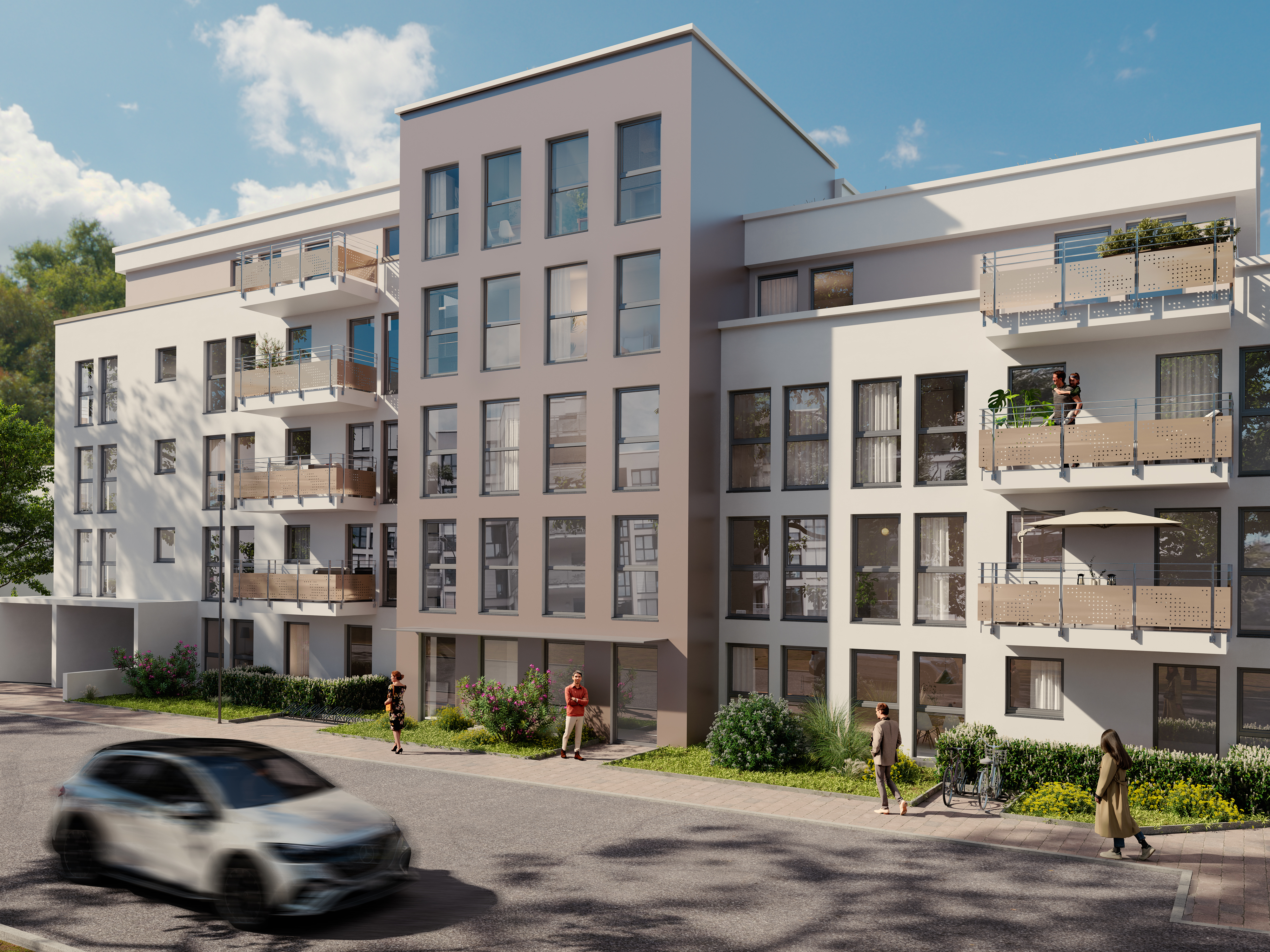 Außenansicht des Quartiers