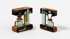 Split-view 3D render of a coffee machine showing external design and internal components.