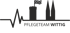 Logo mit Herzschlaglinie, Burgturm mit Fahne, Kölner Domtürmen und Text "PFLEGETEAM WITTIG".