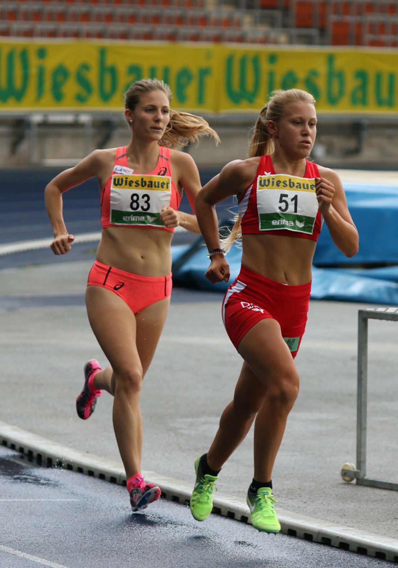 Julia Mayer im 5.000-Meter-Rennen der Staatsmeisterschaften 2017 in Linz