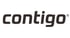 Schwarzer Contigo-Schriftzug in moderner, abgerundeter Kleinschreibung auf weißem Hintergrund mit Registrierungs-Symbol.