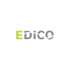 EDiCo-Logo mit grünem "E" und grauem "DiCo" auf dunkelgrünem Hintergrund.
