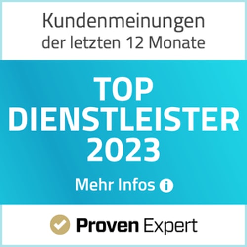 ProvenExpert Top Dienstleister 2023