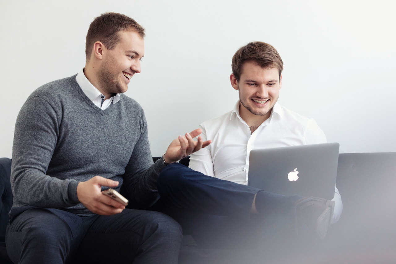 Benjamin und Marcel Gleich im Gespräch