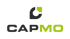 CAPMO-Logo mit einem stilisierten C-Symbol in dunklem Grau und Hellgrün über dem Schriftzug „CAPMO“.
